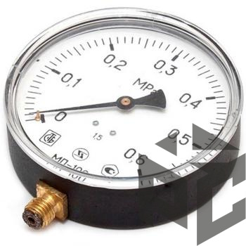 Манометр МП100М 1.6 МПа от производителя "Рускон"