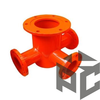 Подставка пожарная стальная ППТФ 200х125 Ру 10 Техкомплект (усиленная) от производителя "Рускон"