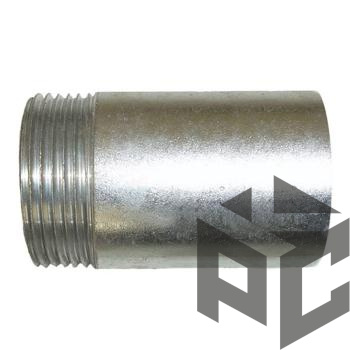 Резьба сталь оцинк. Ду 32 L=36мм фото. Резьба сталь оцинк. Ду 32 L=36мм оптом и в розницу. Доставка по РФ. Резьба сталь оцинк. Ду 32 L=36мм от производителя "Рускон"