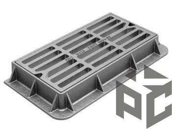 Дождеприемник прямоугольный (ДБ2) B125 940x470х100мм (12.5т) БКМЗ от производителя "Рускон"