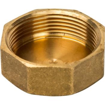 Заглушка латунь ВР Ду 15 (1/2")