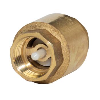 Клапан обратный латунный осевой Ду 50 Ру 16 (хол.вода)