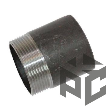 Сгон сталь Ду 25 L=100мм фото. Сгон сталь Ду 25 L=100мм оптом и в розницу. Доставка по РФ. Сгон сталь Ду 25 L=100мм от производителя "Рускон"