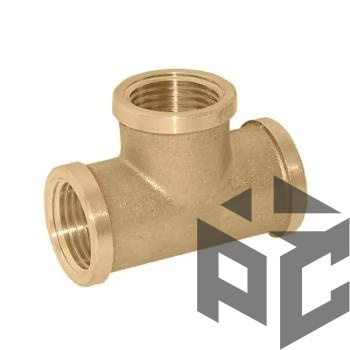 Тройник латунь ВР/ВР/ВР Ду 20 (3/4") от производителя "Рускон"