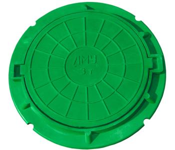 Люк полимер-песчаный Ду750 (3т) зеленый