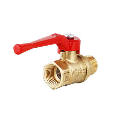 Кран шаровый латунныйБАЗ  11б27п1 вода ВР/НР Ду 20 (3/4") Ру 40 рычаг  фото. Кран шаровый латунныйБАЗ  11б27п1 вода ВР/НР Ду 20 (3/4") Ру 40 рычаг  оптом и в розницу. Доставка по РФ. Кран шаровый латунныйБАЗ  11б27п1 вода ВР/НР Ду 20 (3/4") Ру 40 рычаг  от производителя "Рускон"