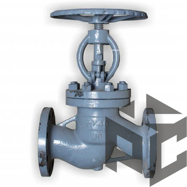Клапан (вентиль) запорный стальной 15с22нж Ду 100 Ру 40 от производителя "Рускон"