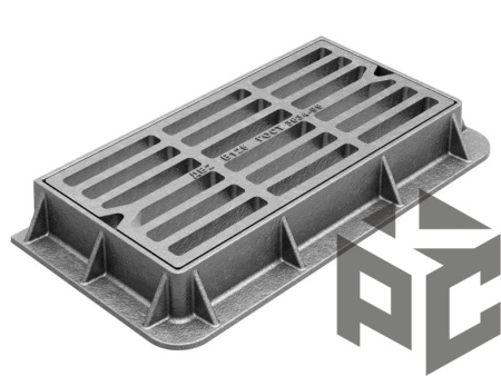 Дождеприемник прямоугольный (ДБ2) B125 940x470х100мм (12.5т) БКМЗ от производителя "Рускон"