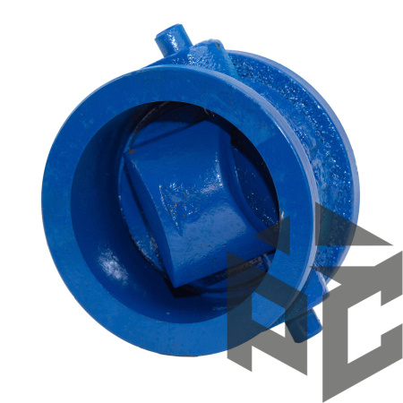 Клапан обратный чугунный поворотный (19ч21бр) Ду 200 Ру 16 межфл КАЗ от производителя "Рускон"