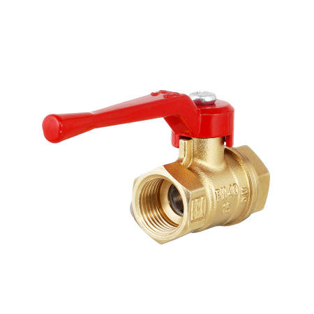 Кран шаровый латунныйБАЗ  11б27п1 вода ВР/ВР Ду 20 (3/4") Ру 40 рычаг  от производителя "Рускон"