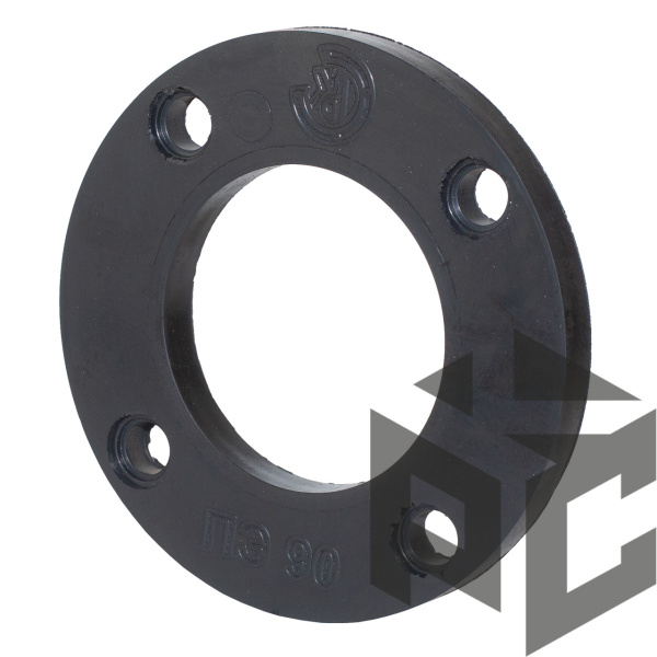 Фланец с полимерным покрытием Ду 80 (ПЭ 90) Ру 10-16 (5 мм) Техкомплект от производителя "Рускон"